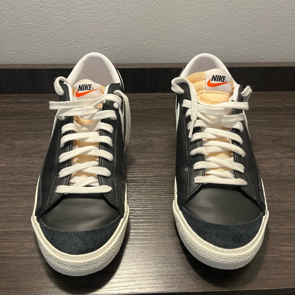 Men’s size 11. Black, Leather Nike Blazer.